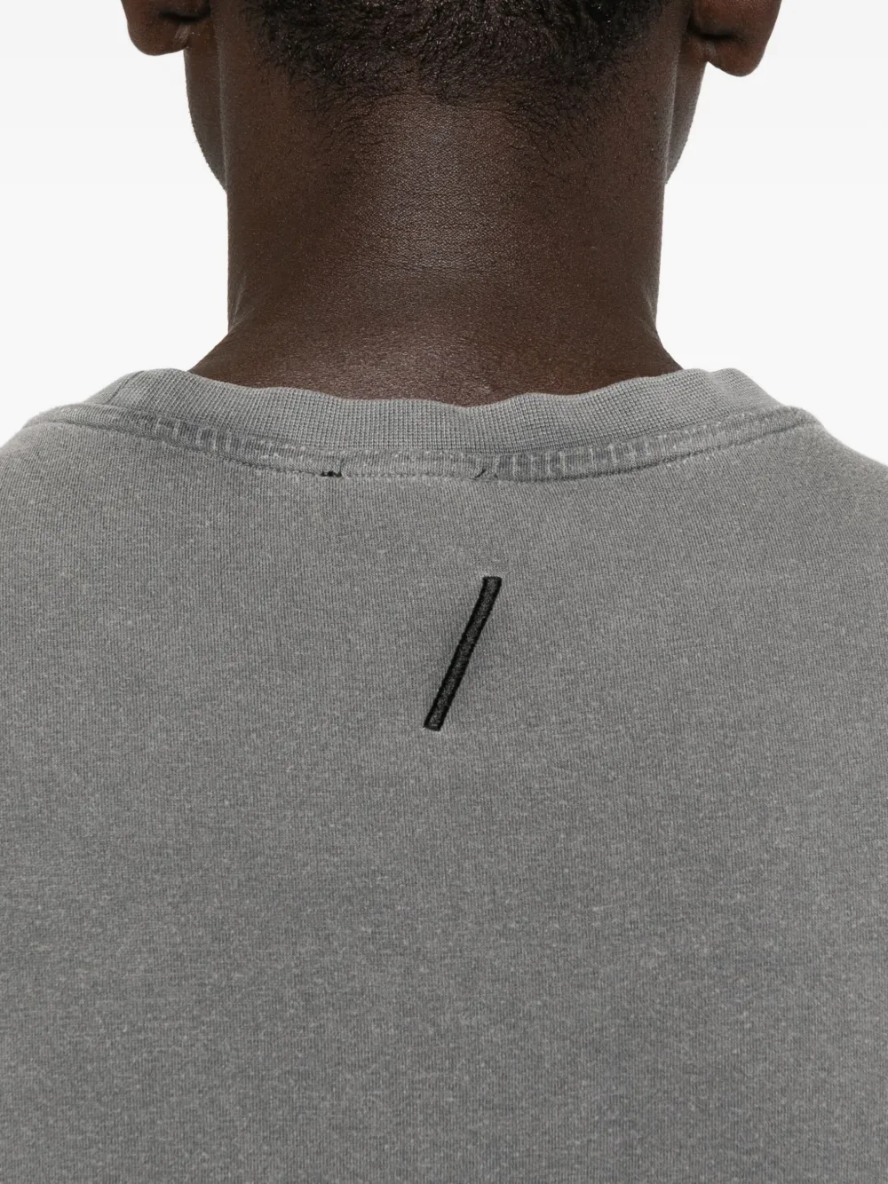 Thom Krom Washed-out Cotton T-shirt In Gray