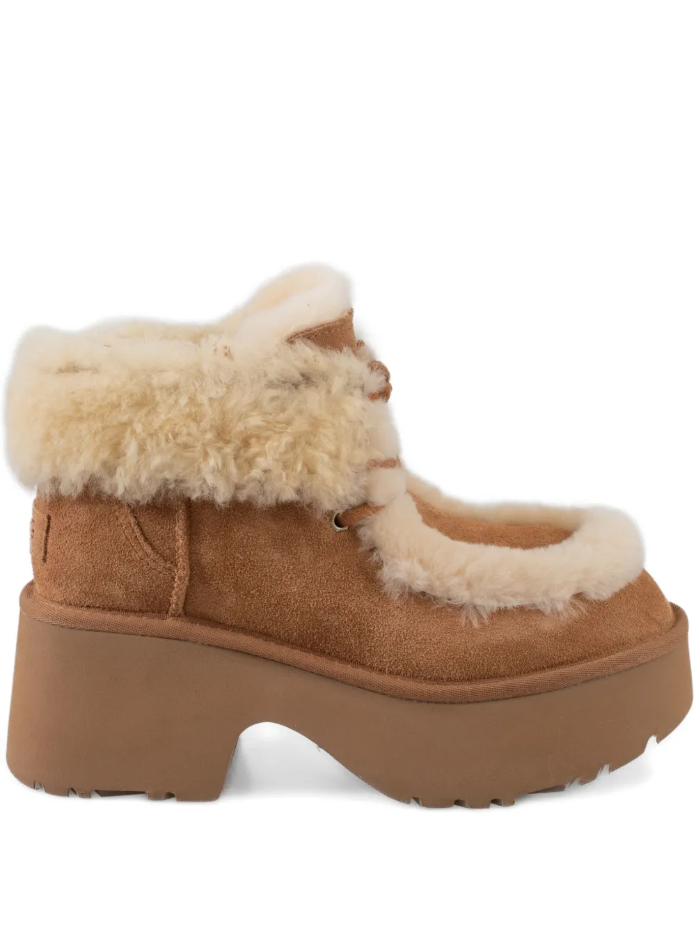 UGG Esmee platform lace-up boots Brown