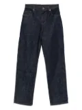 Soeur Barnabe logo-patch jeans - Blue