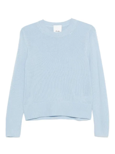 Allude crew-neck cashmere sweater