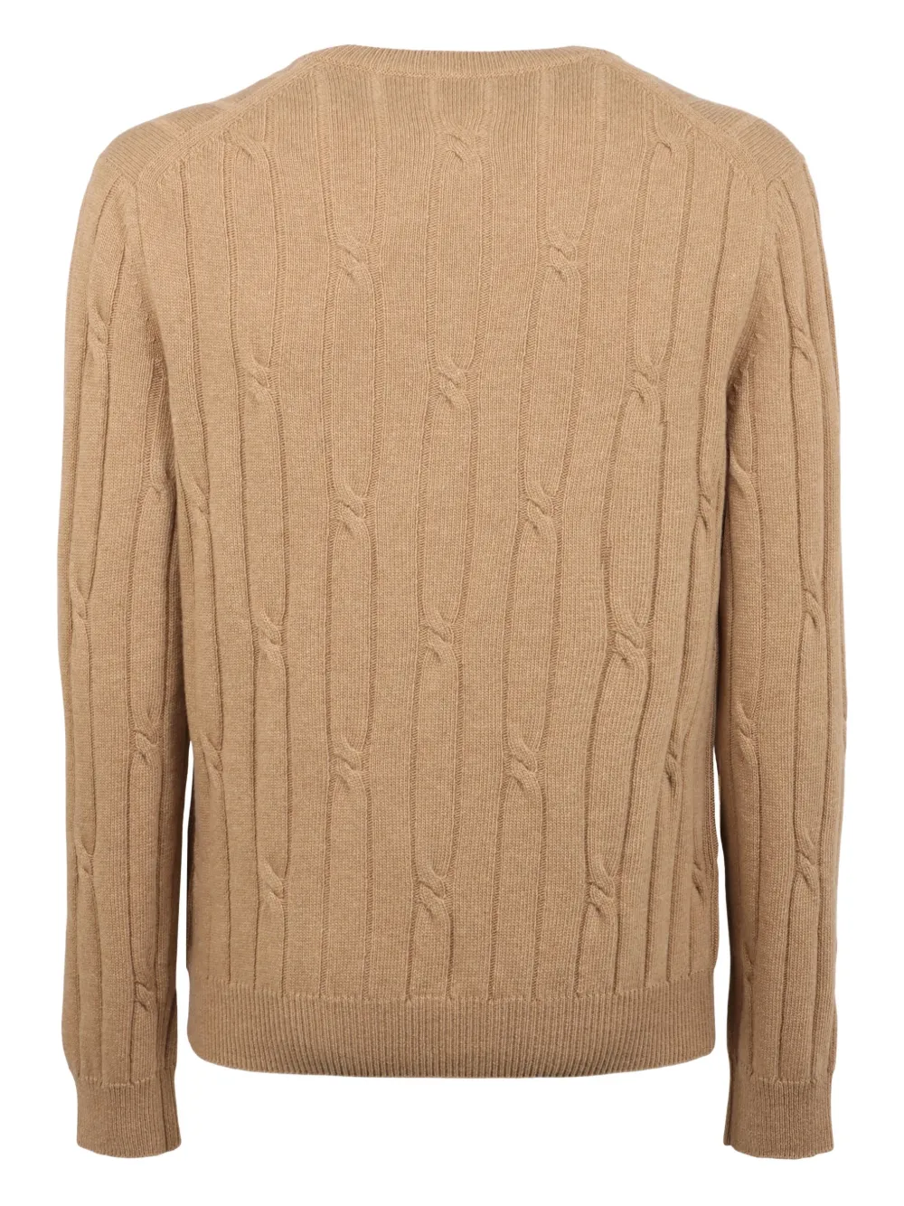 Slowear cable-knit cotton sweater - Bruin
