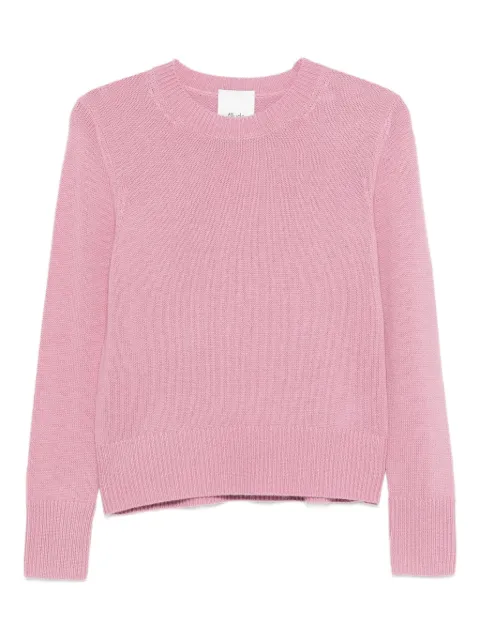 Allude Langärmeliger Pullover mit rundem Ausschnitt