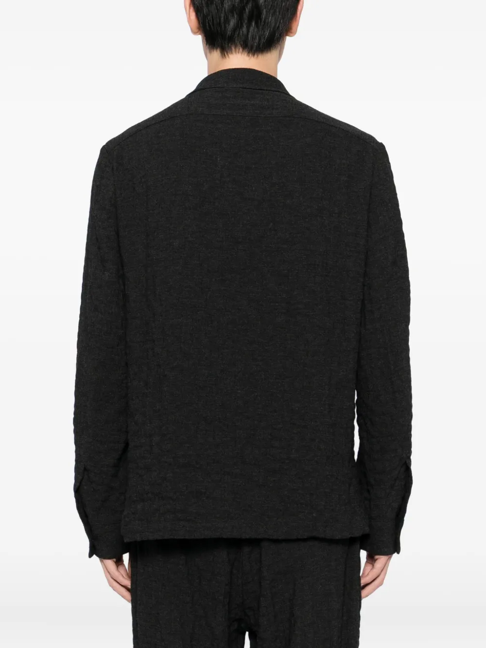 Barena Overhemd met textuur Zwart