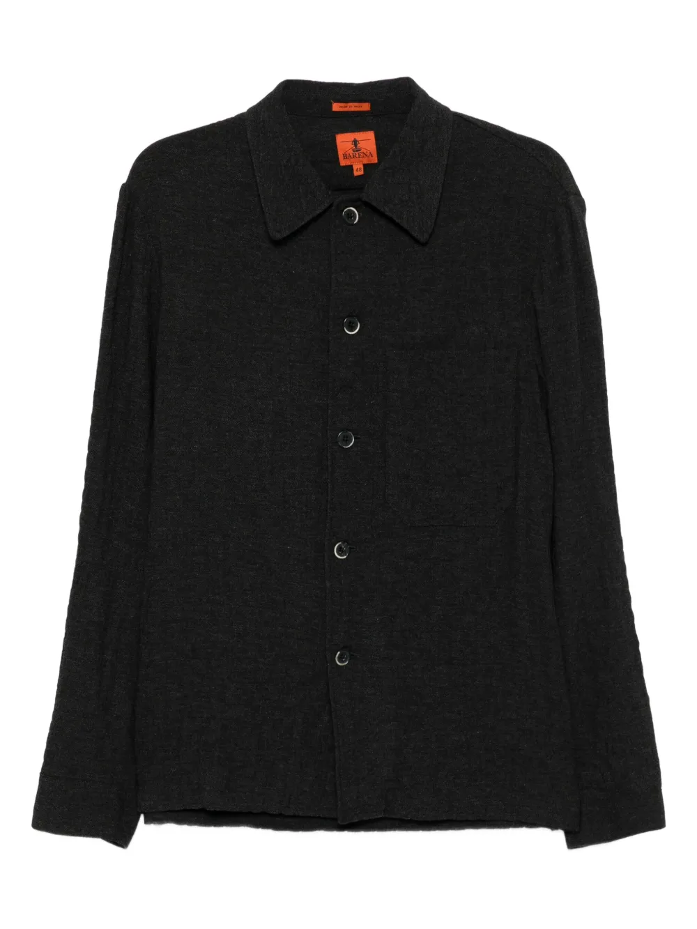 Barena camisa texturizada | negro | Image 1