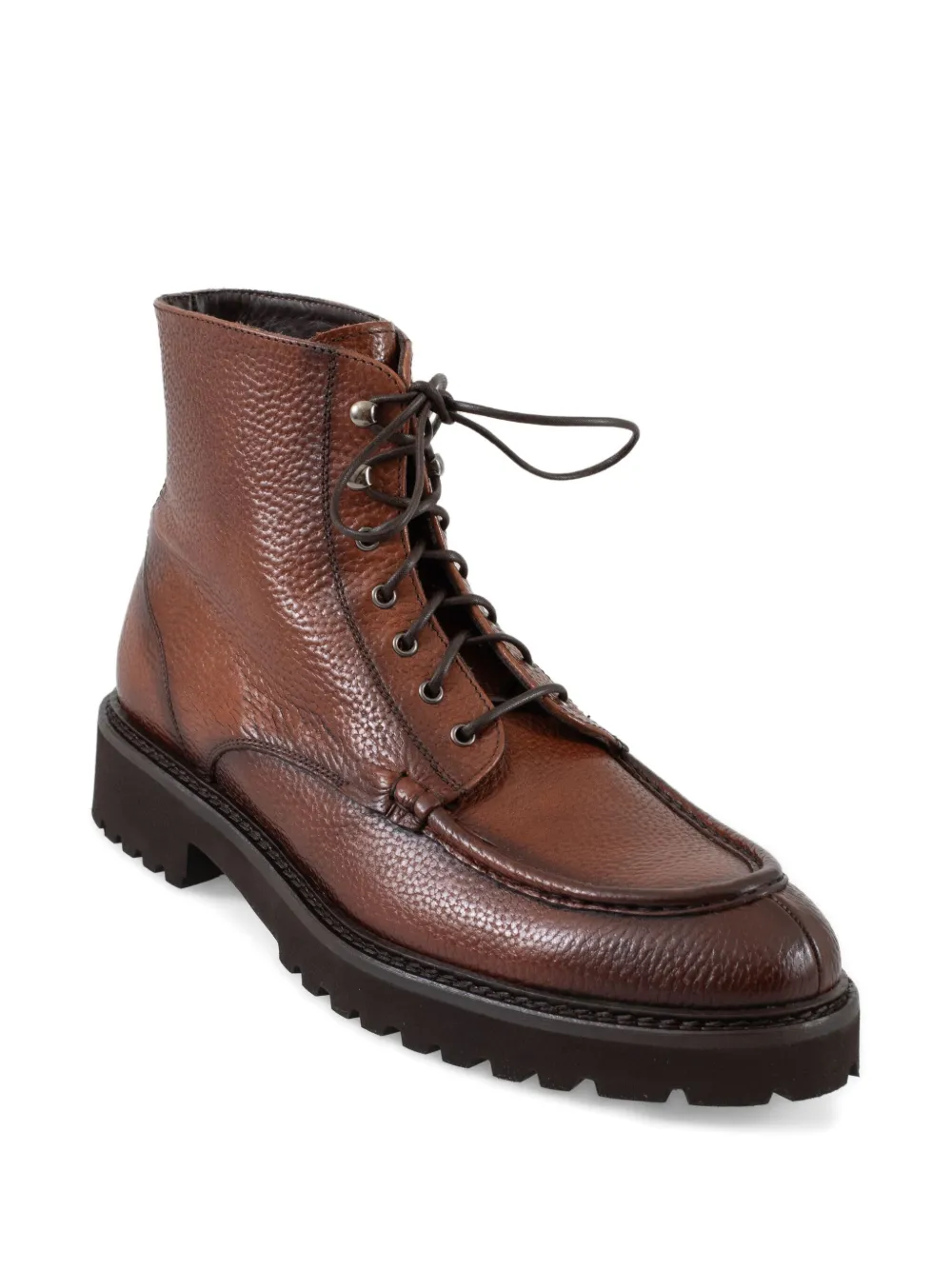 CALCE bottines en cuir grainé à lacets | chaussures de randonnée | Image 2
