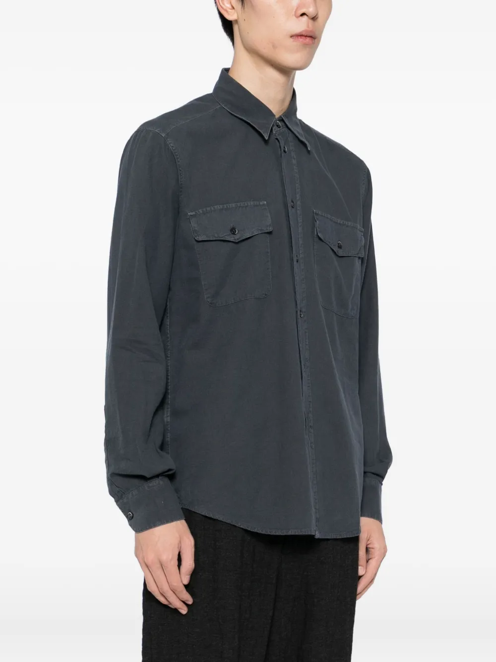 Barena Venezia Cotton Shirt In Black