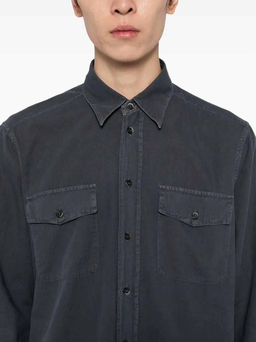 Barena Venezia Cotton Shirt In Black