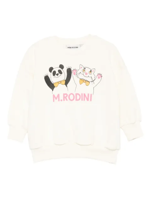 Mini Rodini cartoon-print sweatshirt