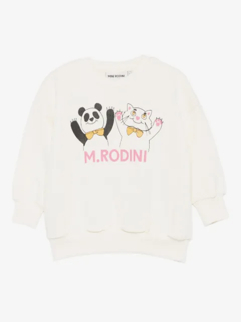 Mini Rodini sudadera con dibujo estampado