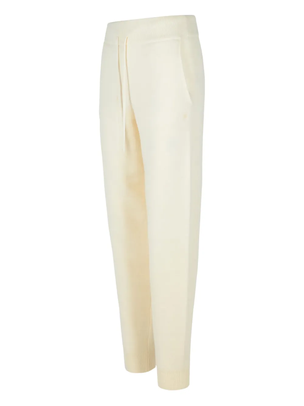 LouLou de Saison Kasjmier broek met elastische tailleband Beige