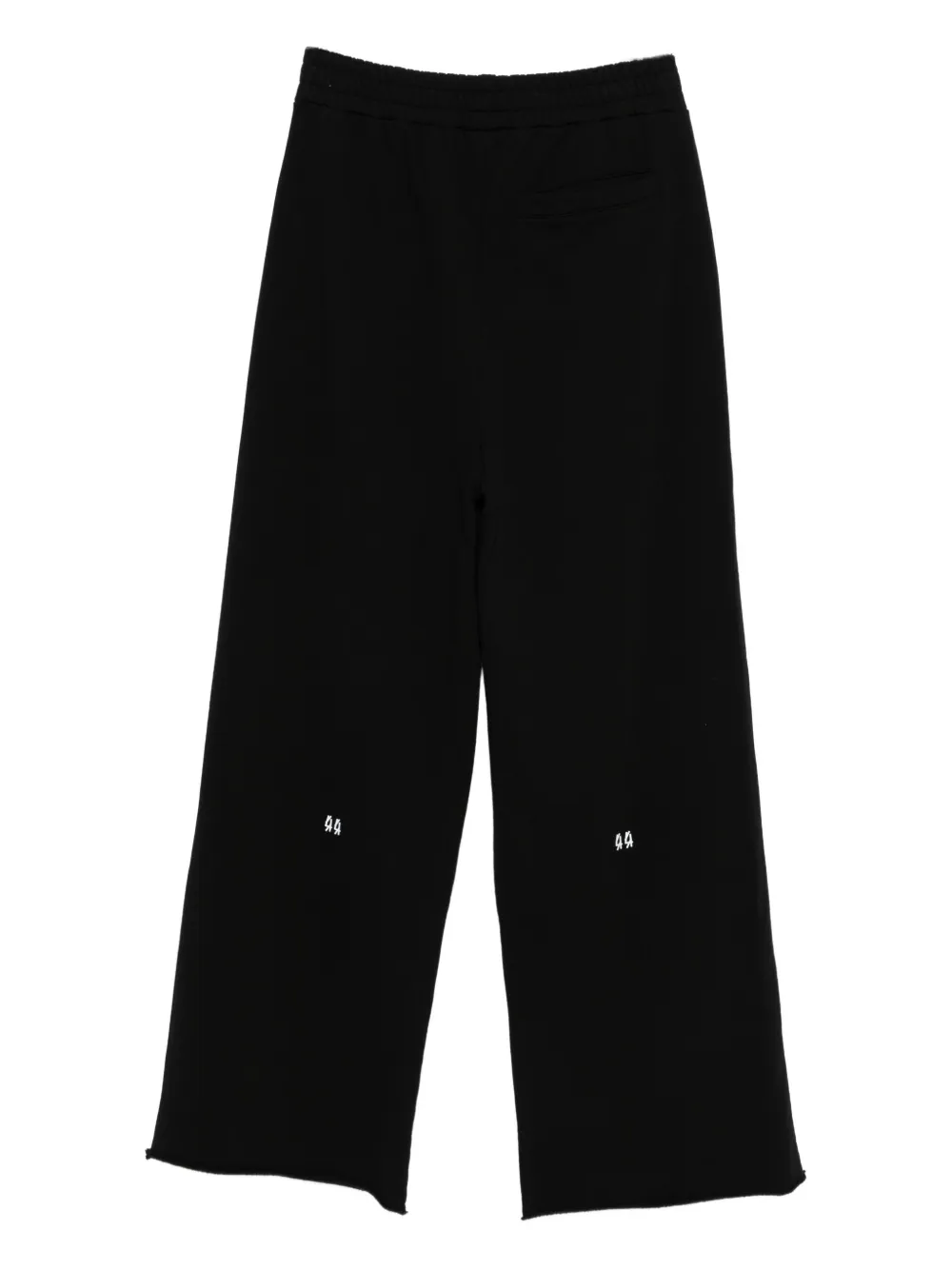 44 Label Group Graphic-print Trousers In Black