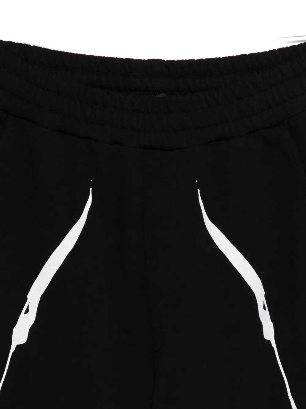 44 Label Group Graphic-print Trousers In Black