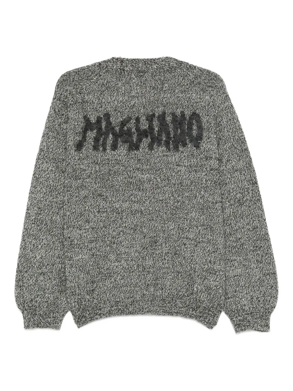 Magliano Button-front Speckled Cardigan In Gray
