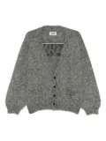 Magliano button-front speckled cardigan - Black