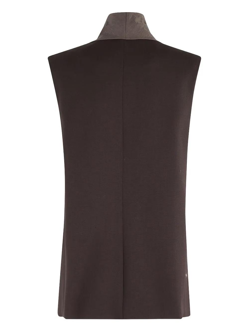 Alysi Flap-pockets Waistcoat In Brown