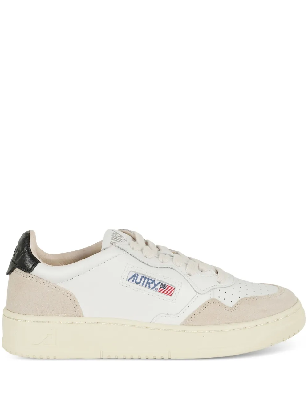 Autry Medalist leather sneakers Neutrals