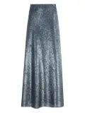 Herno sequinned midi skirt - Blue