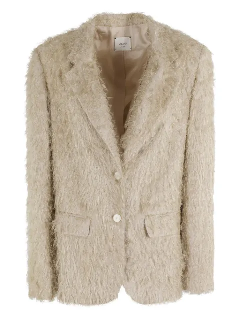 Alysi blazer à design texturé