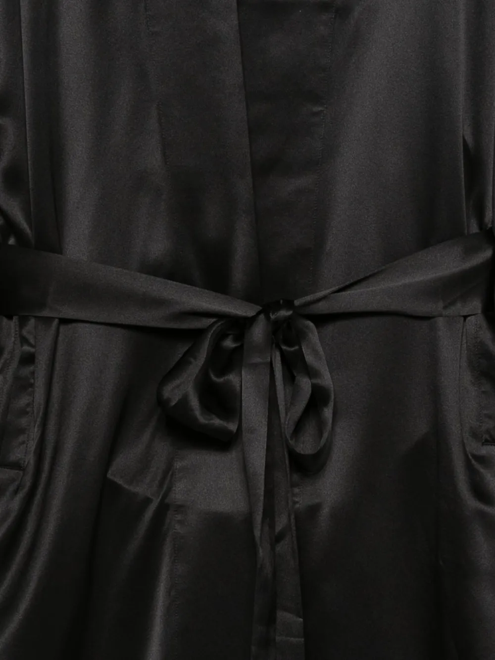 Jacob Lee Belted Coat In Black