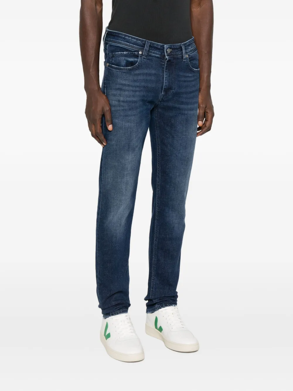 Re-Hash Jeans met vijf zakken Blauw