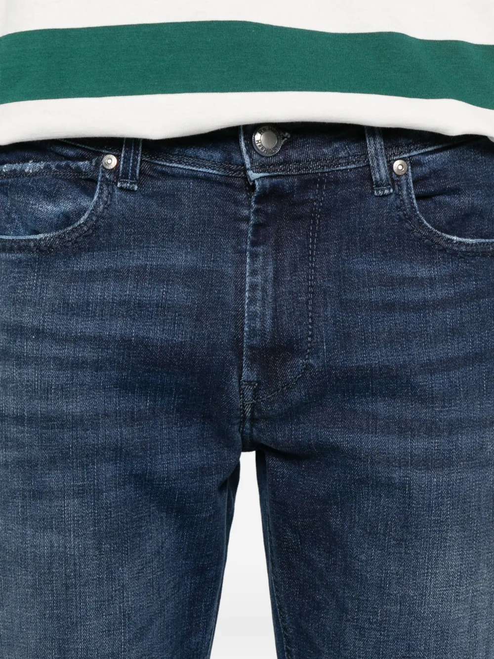 Re-Hash Jeans met vijf zakken Blauw