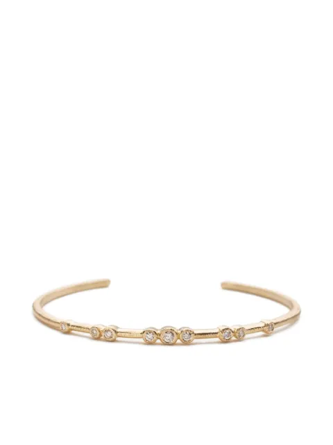 Yasuko Azuma  18K yellow gold diamond bracelet