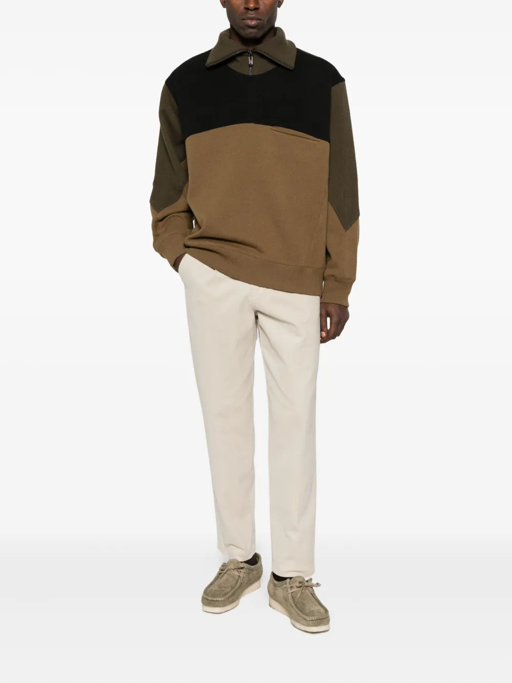 Re-Hash Broek met geplooide zak - Beige
