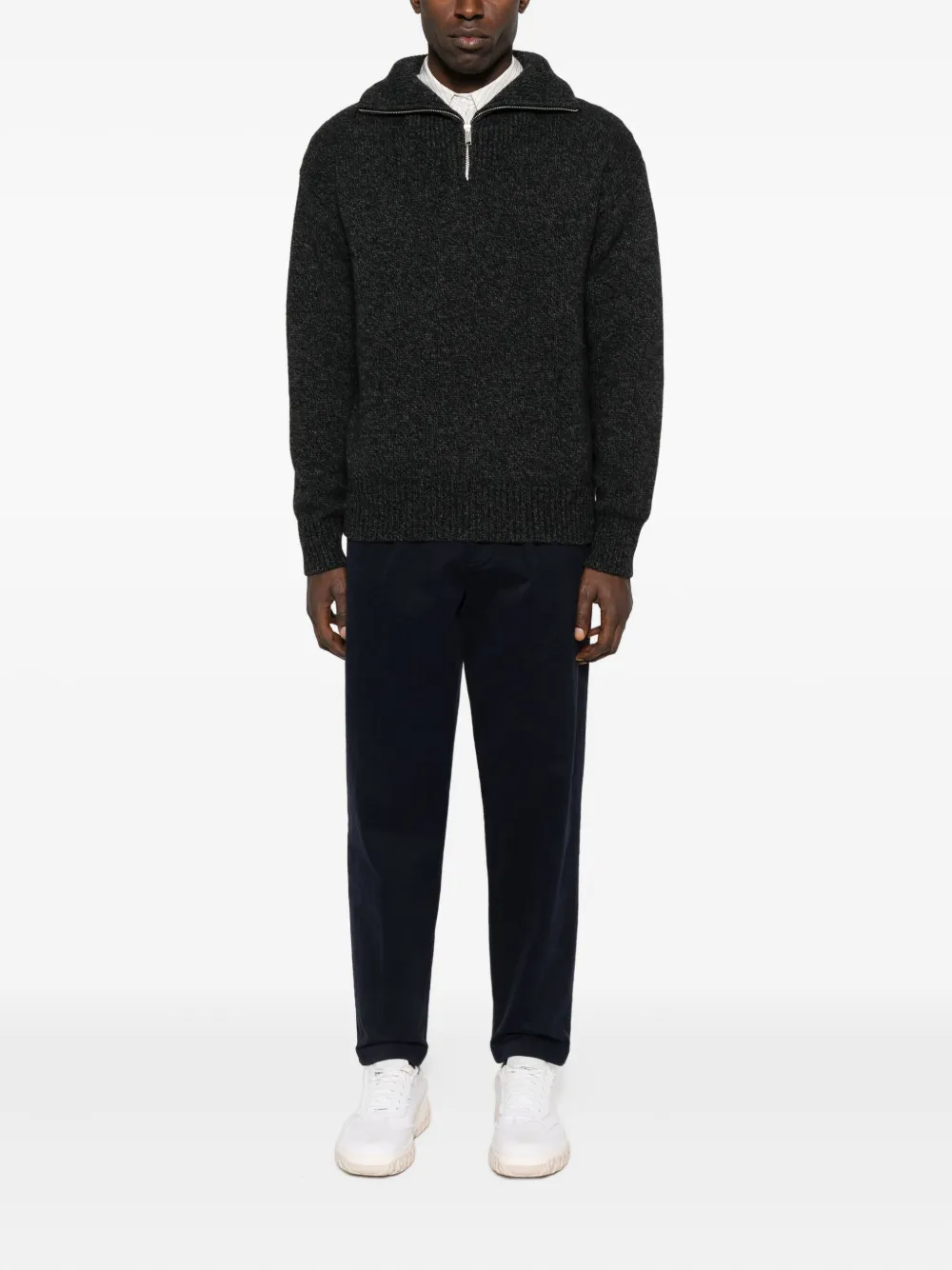 Re-Hash Broek met geplooide zak - Blauw