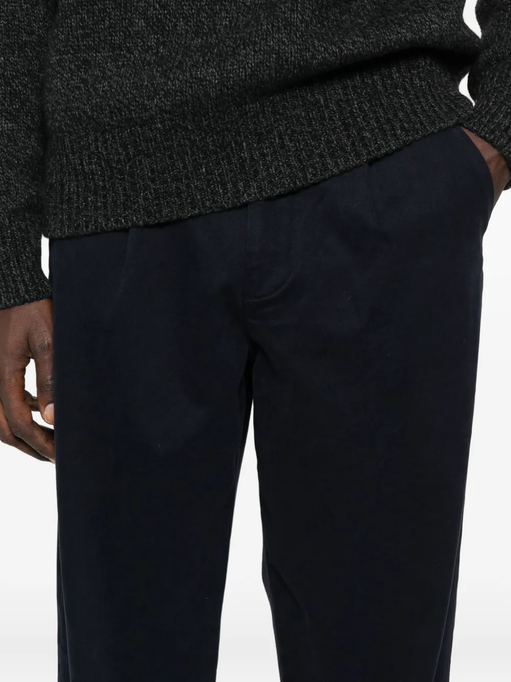 Re-hash Pleated Pocket Trousers In Black