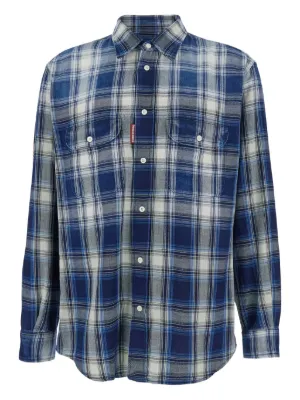 DSQUARED ディースクエアード　チェック柄　ハンチング DSQUARED ディースクエアード チェック柄 ハンチング Dsquared2