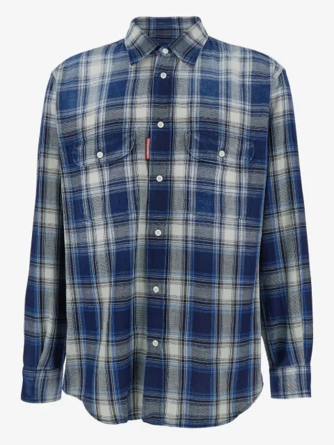 DSQUARED2 checked pocket shirt