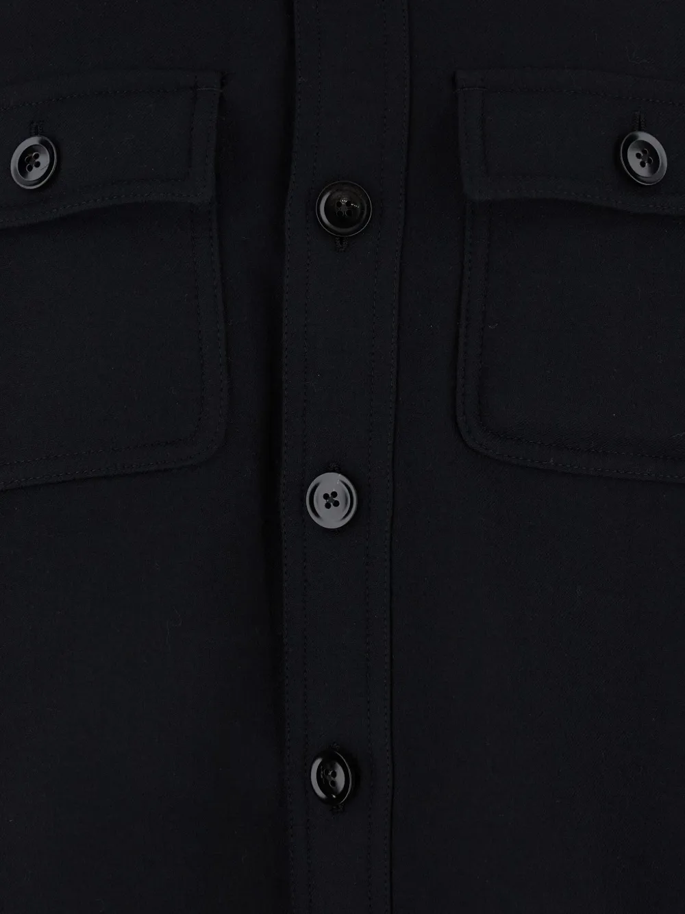 TOM FORD Shirtjack met borstzak Zwart