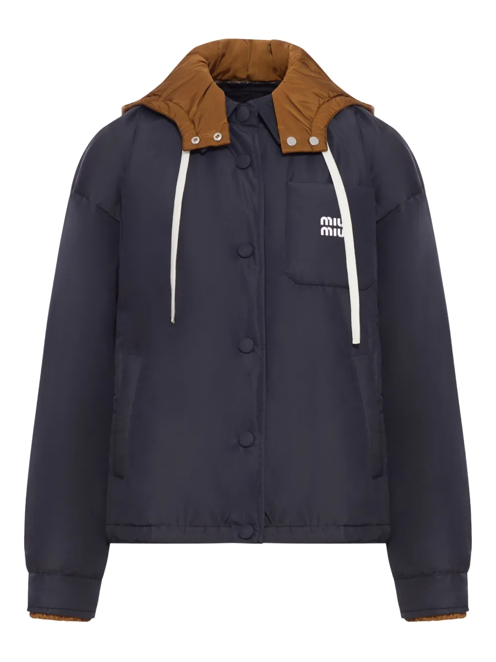 Miu Jack met capuchon Blauw