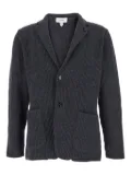 Lardini ribbed two-button blazer cardigan - Grey