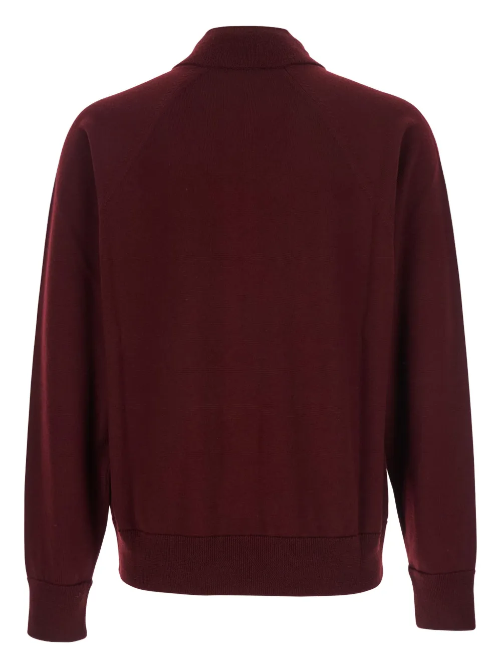 Jil Sander Vest met hoge hals Rood