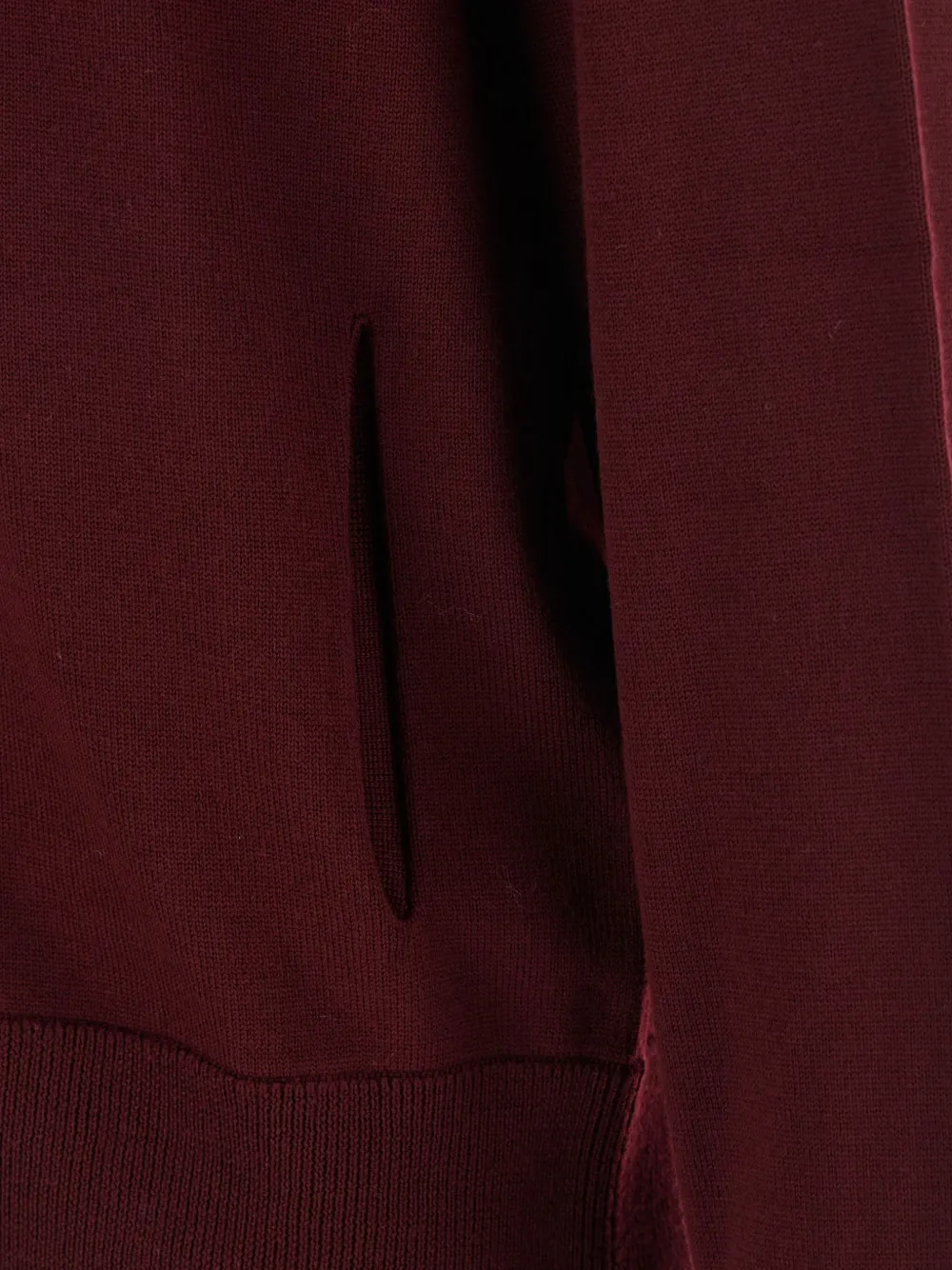Jil Sander Vest met hoge hals Rood