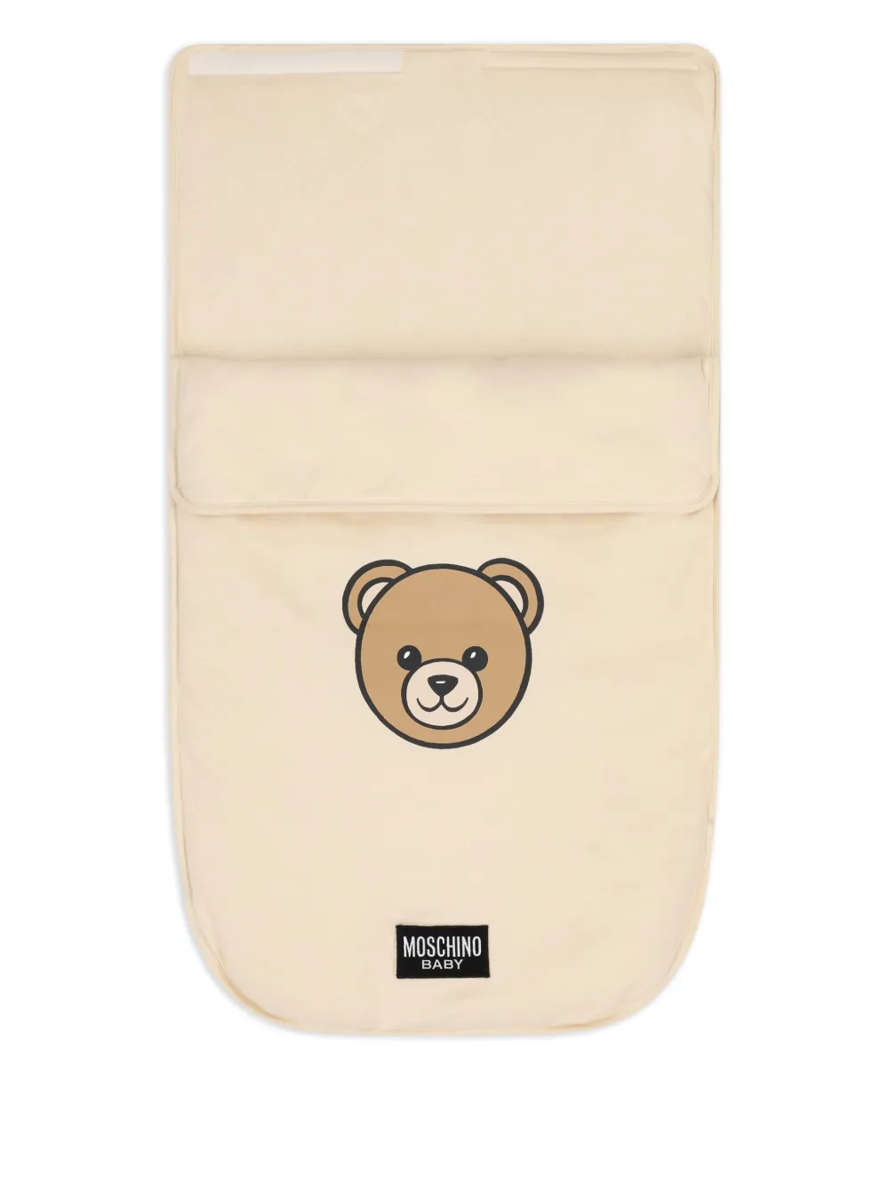 Moschino Kids Slaapzak met logo Beige