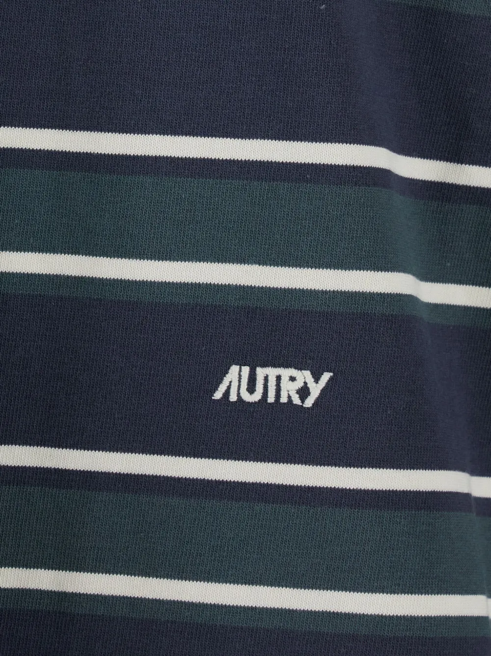 Autry Gestreept poloshirt Blauw