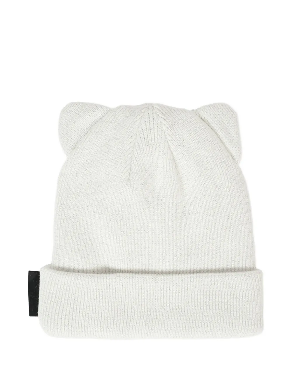 Karl Lagerfeld Kids cat-ear beanie hat - Wit