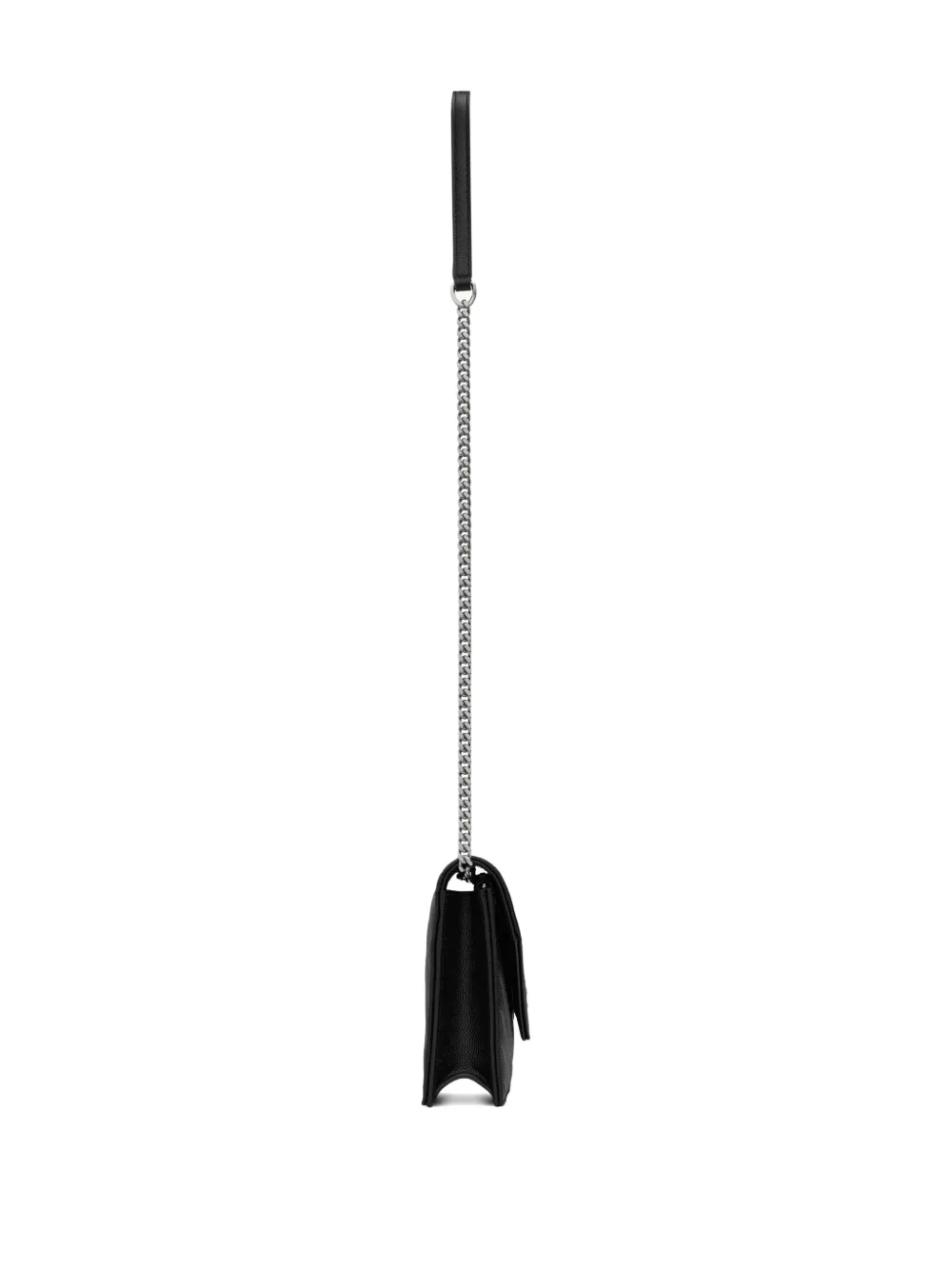 Saint Laurent Gewatteerde crossbody portemonnee Zwart