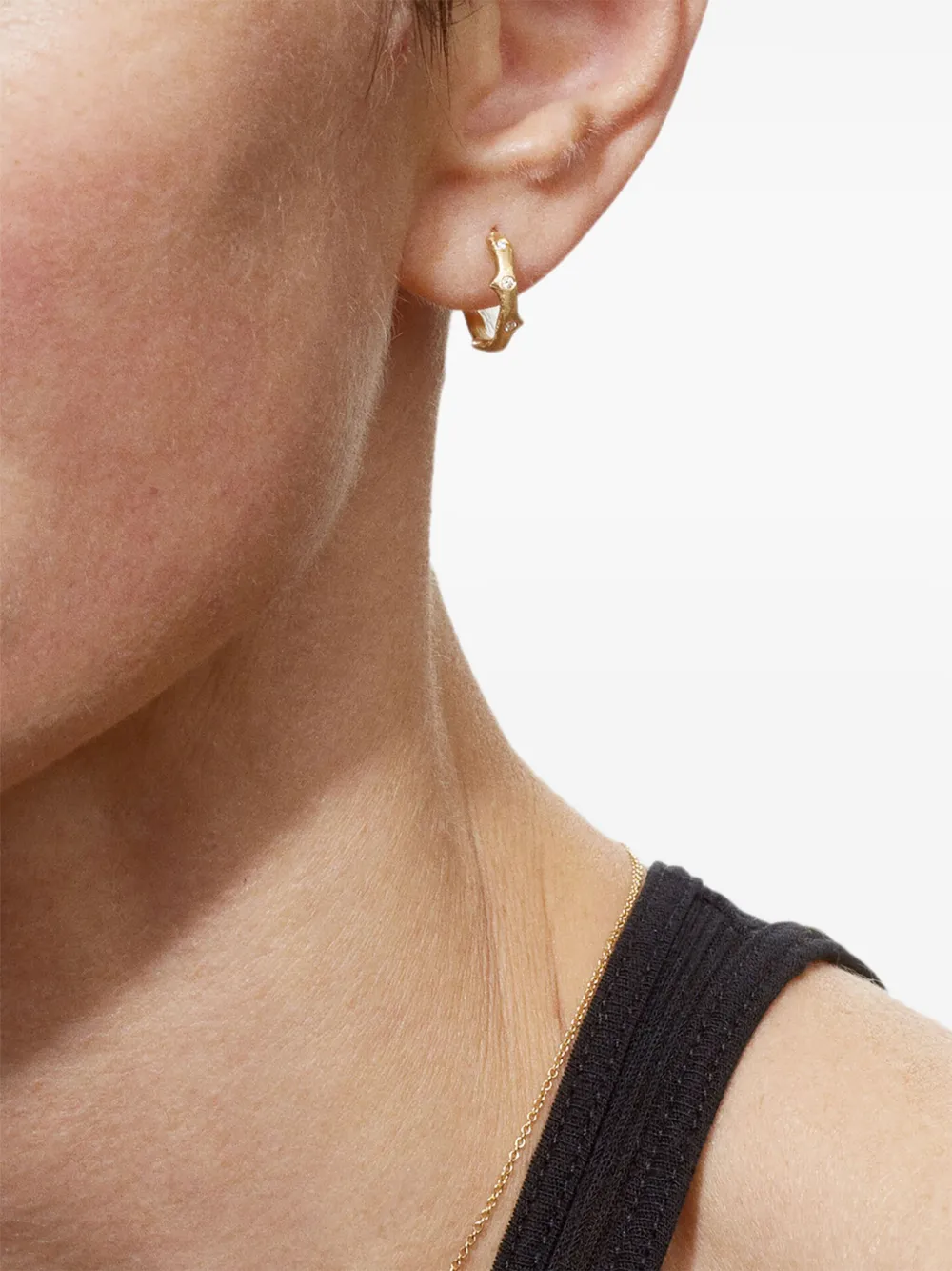 Yasuko Azuma  18K yellow gold Thorn diamond earrings | Gold | Image 1