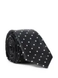 TOM FORD polka-dot silk tie - Black