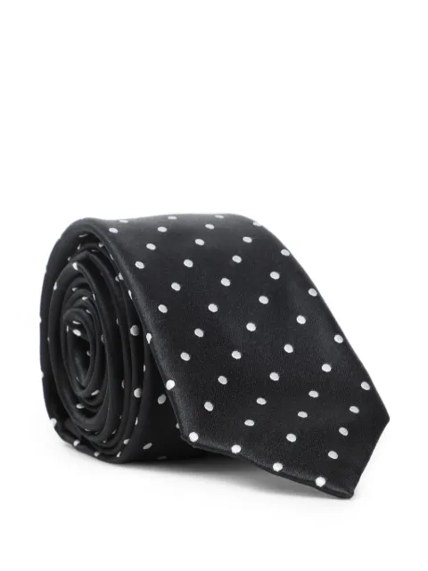 TOM FORD polka-dot silk tie