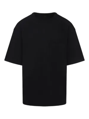 【LEMAIRE】リブロングスリーブTシャツ ブラック Lemaire: Women's Rib Long Sleeve T-Shirt (Charcoal) | DSML E