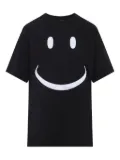Moschino smiley-face cotton T-shirt - Black