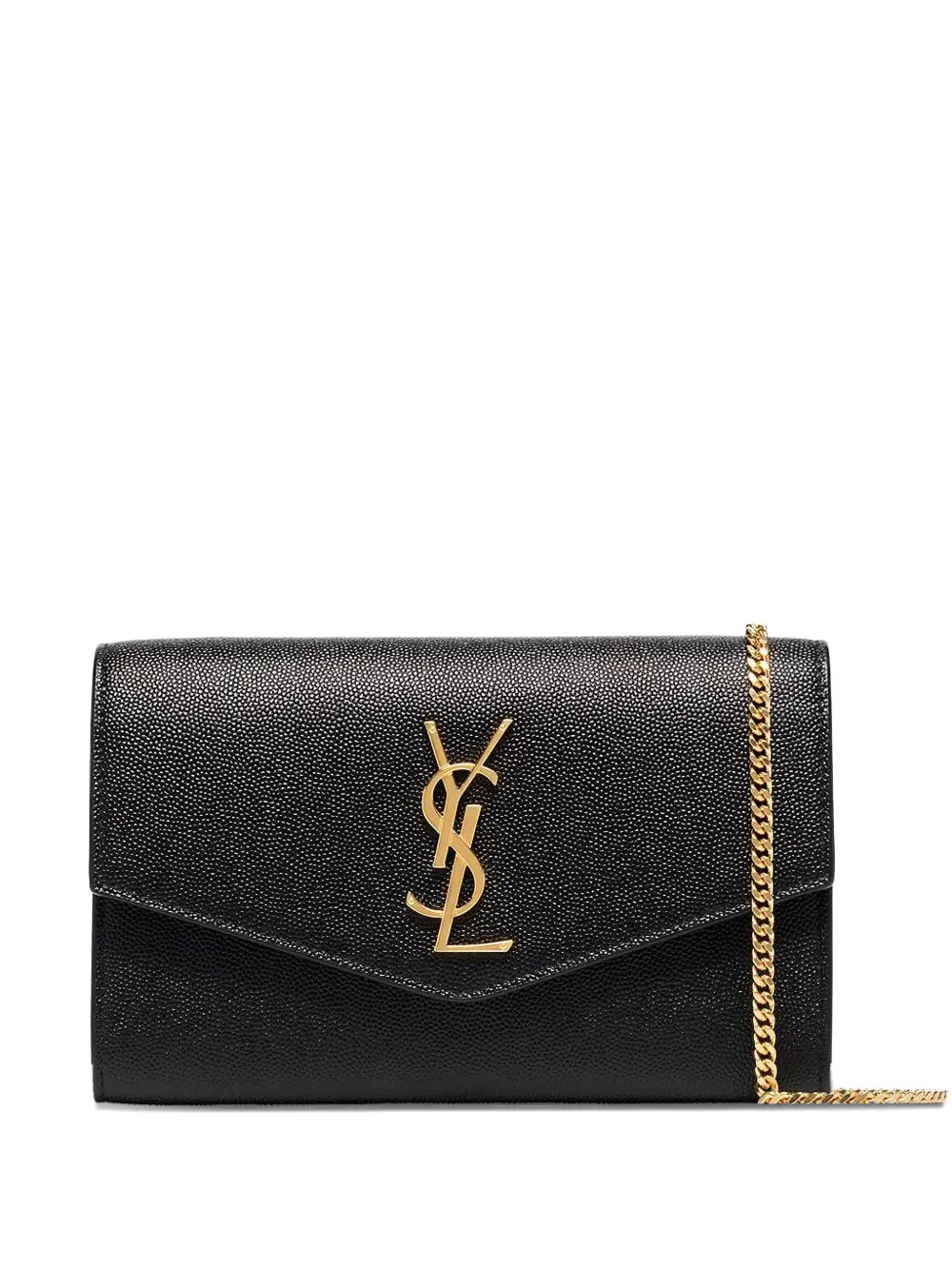 Saint Laurent Mini-tas met Cassandre-plakkaat Zwart