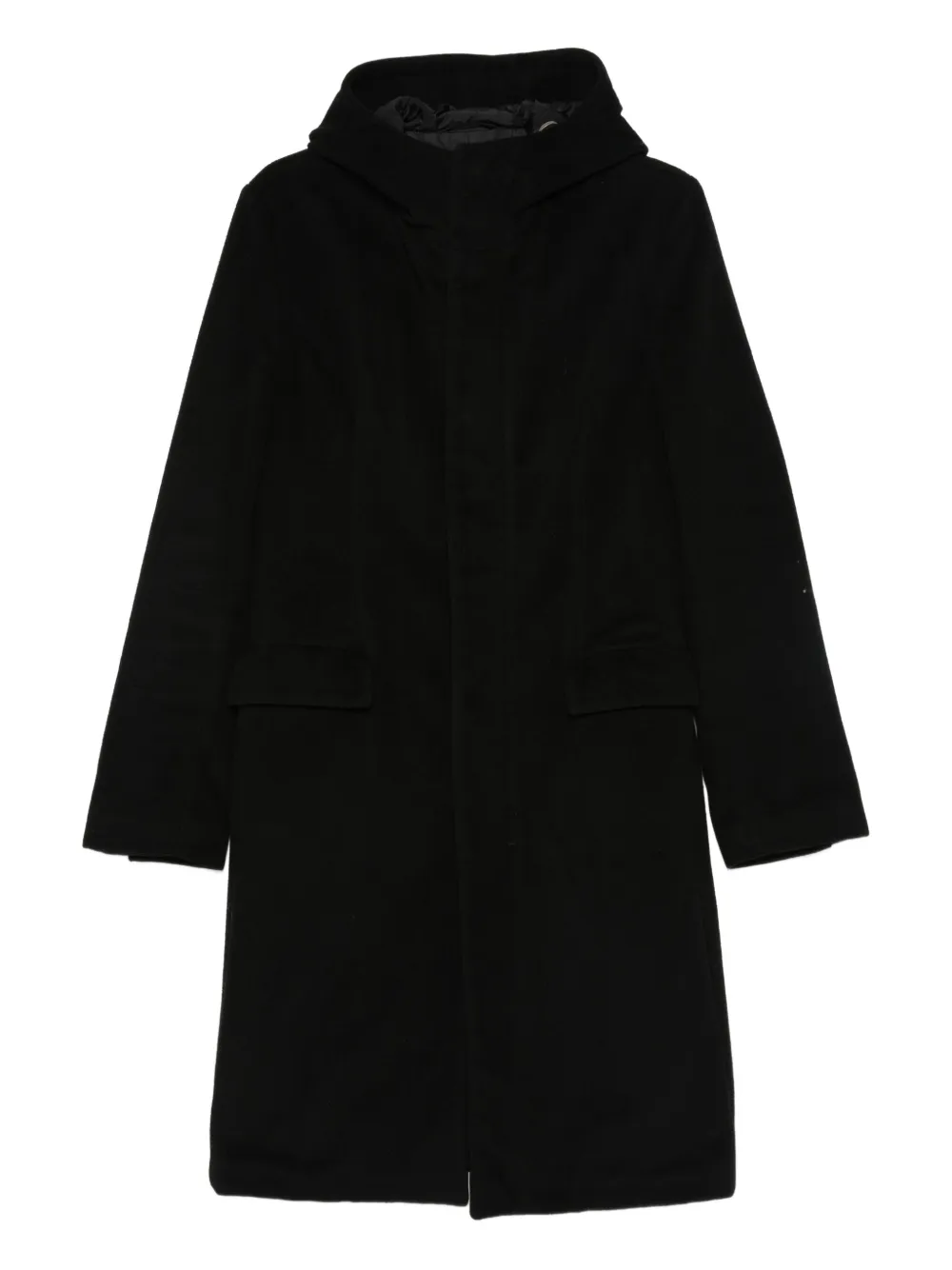Prada Pre-Owned 2010s hooded coat | Black | Image 1