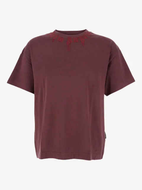 Palm Angels playera con logo en el cuello
