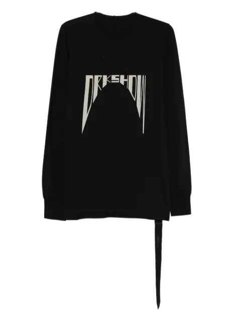 Rick Owens DRKSHDW graphic-print long-sleeve t-shirt