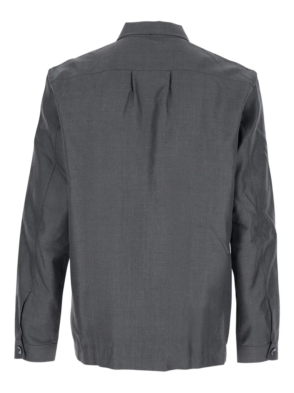 TOM FORD double-pocket silk shirt - Grijs